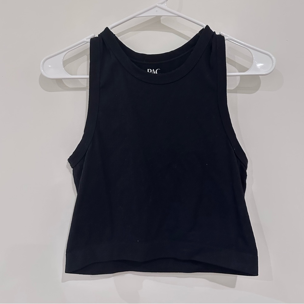 PacSun Black Sleeveless Crop Top